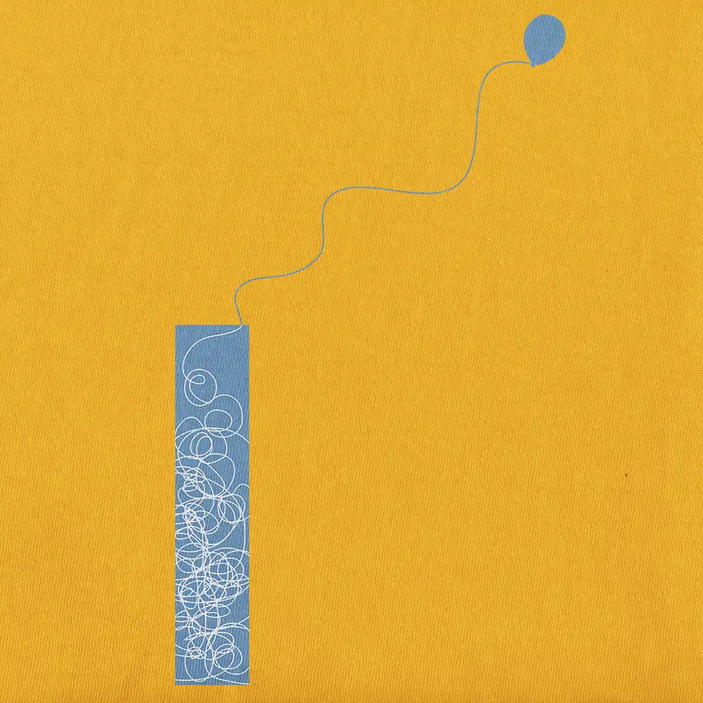 Design of Balloon displaying abstract drawing.